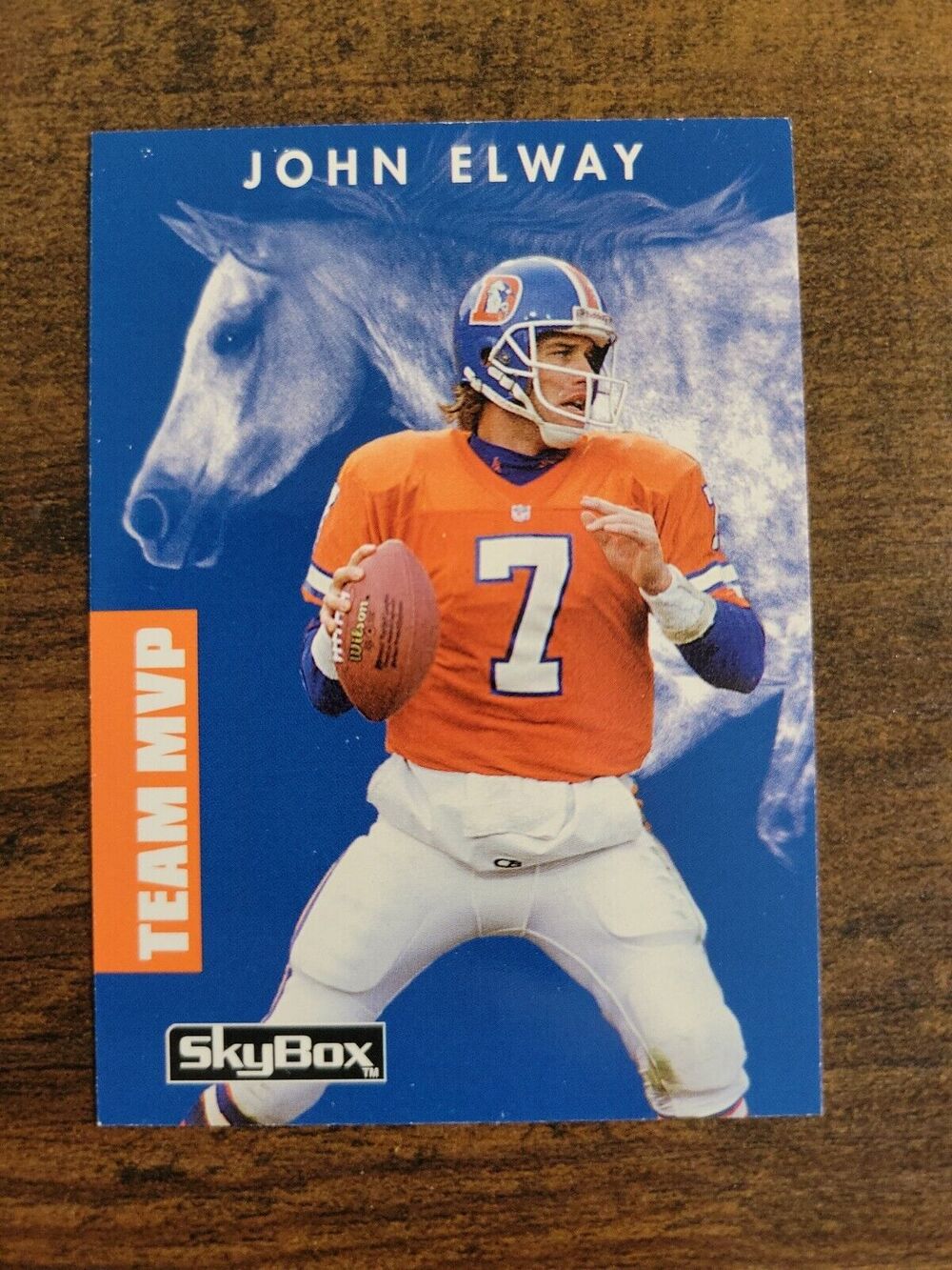 John Elway 1992 Skybox Primetime #257 - Denver Broncos Team MVP-NFL - Fresh Pull